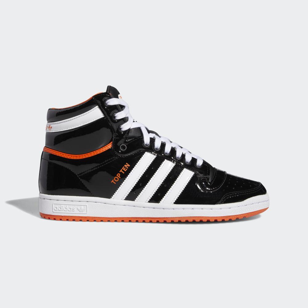 Originals Adidas Top Ten Inalti Barbati Romania - Negrii/Albi/Portocalii FV2449